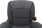 2015+ Ford F150 & Super Duty Seats, Manual STX Black Cloth w/ Lime Green Stitch