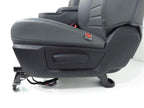 2009-2018 Dodge Ram Front Seats Set, Work Grade Gray Vinyl Split Bench Manual