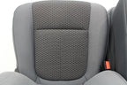 1999 - 2016 Ford Super Duty Front Seats, XL Steel Gray Cloth Bench w/ Jumpseat
