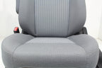 2015 - 2024 Ford Transit Front Seats, Gray Cloth w/ 10-Way Power Driver Seat