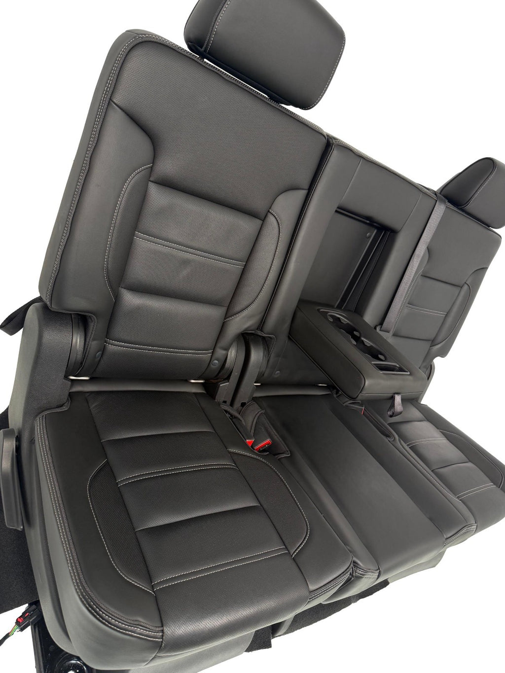 2015 - 2020 Yukon XL Denali 2nd Row Bench Seat, Black Leather OEM Powered Heated
