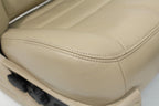 2008 - 2010 Ford Super Duty Front Seats, Lariat Tan Leather Heated Powered OEM