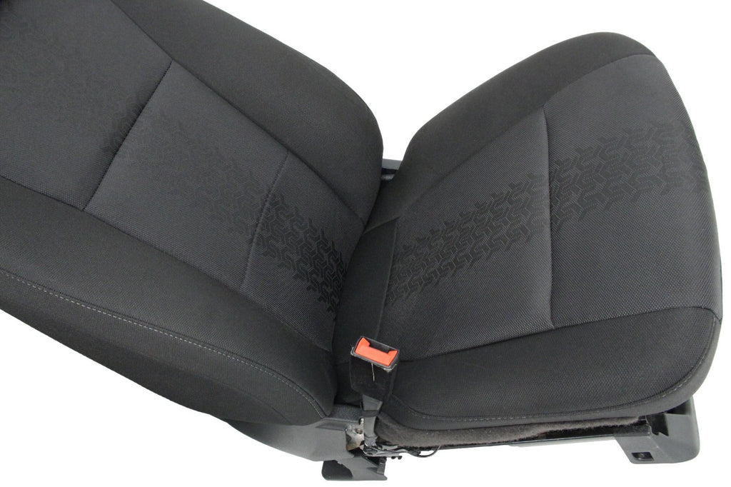 2015 - 2022 Ford F150 & Super Duty Front Seats, XLT Black Cloth Power Heat
