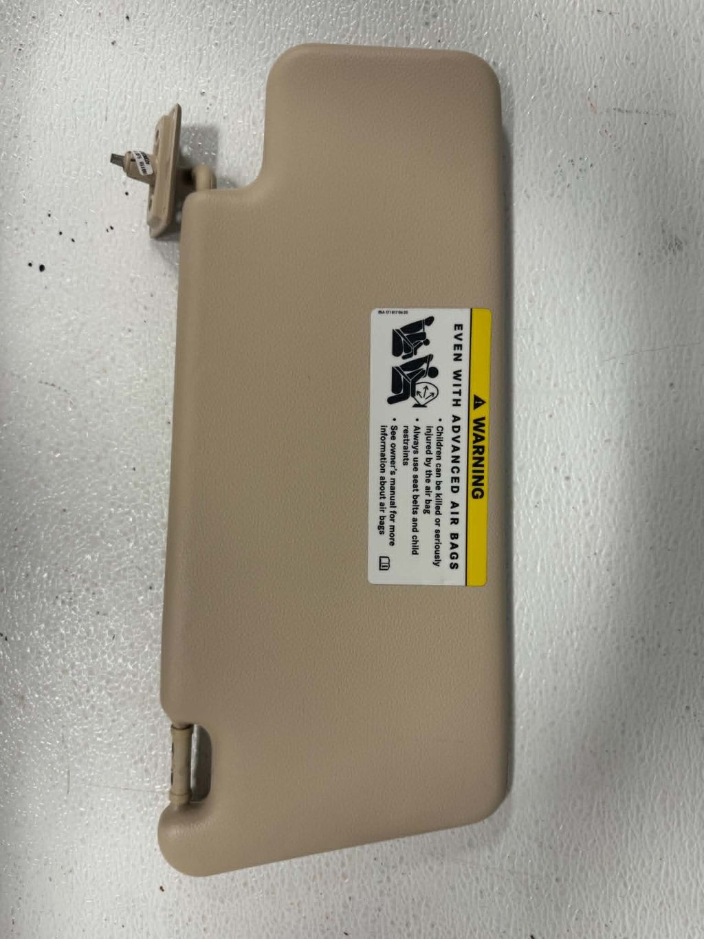 07-12 Mercedes R230 SL550 SL55 Left Driver Side Sun Visor Shade Beige OEM