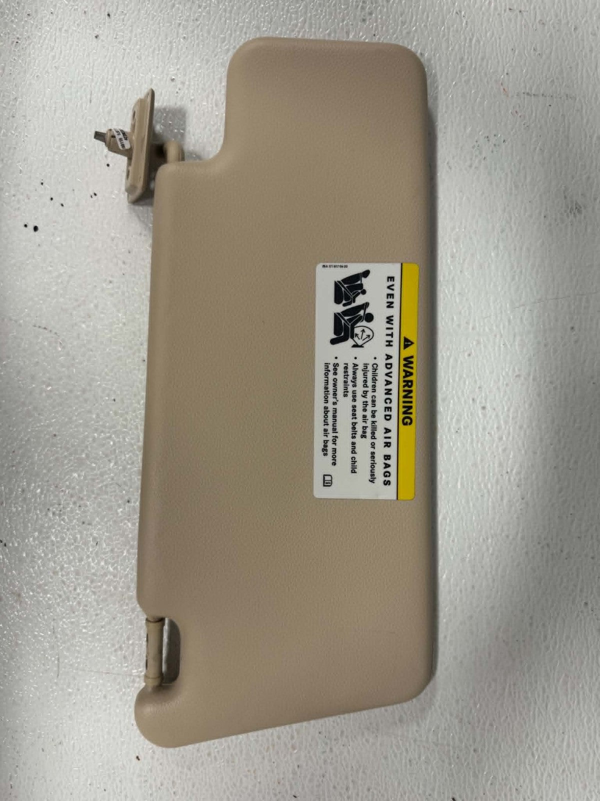 07-12 Mercedes R230 SL550 SL55 Left Driver Side Sun Visor Shade Beige OEM