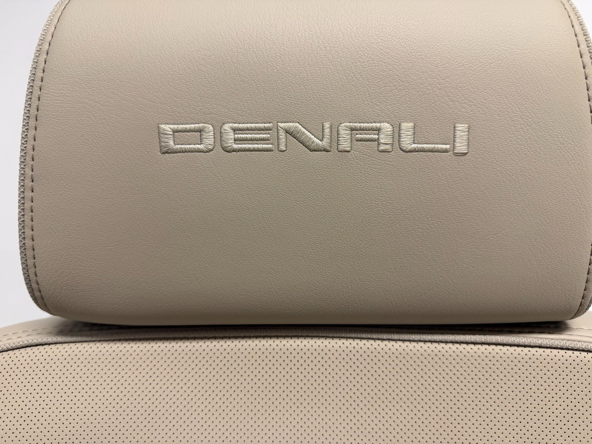 2015 - 2016 GMC Yukon Denali Front Seats, Shale Leather Heated Cooled, Fits OBS