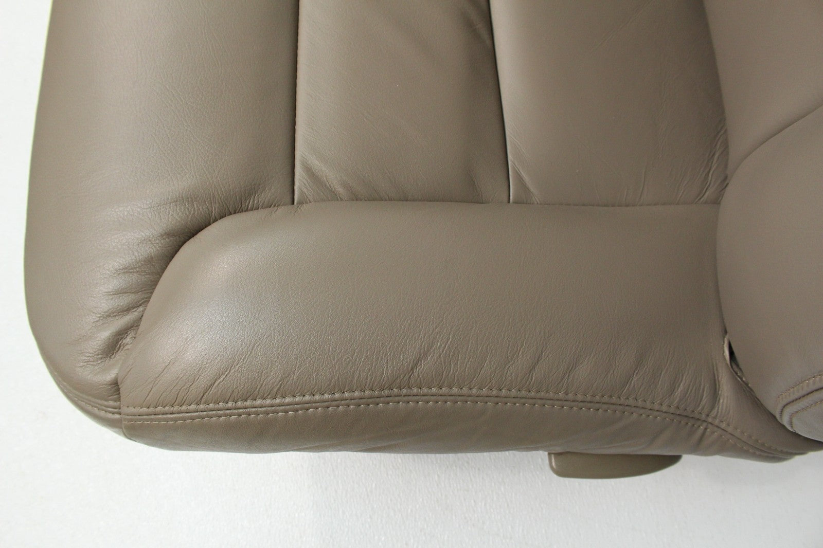 1995-2000 GMC Sierra Chevy Silverado Seats Set, Neutral Tan Leather Extended Cab