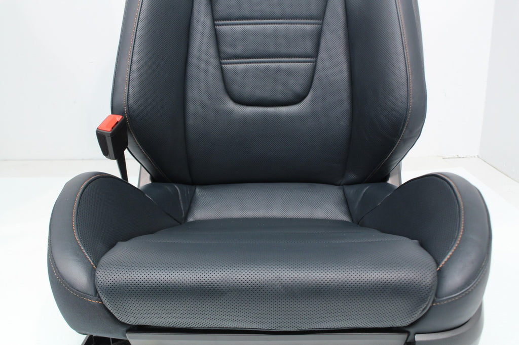 2020 2024 Porsche 911 992 Sport Seats 18-Way Graphite Blue Leather Cognac Stitch