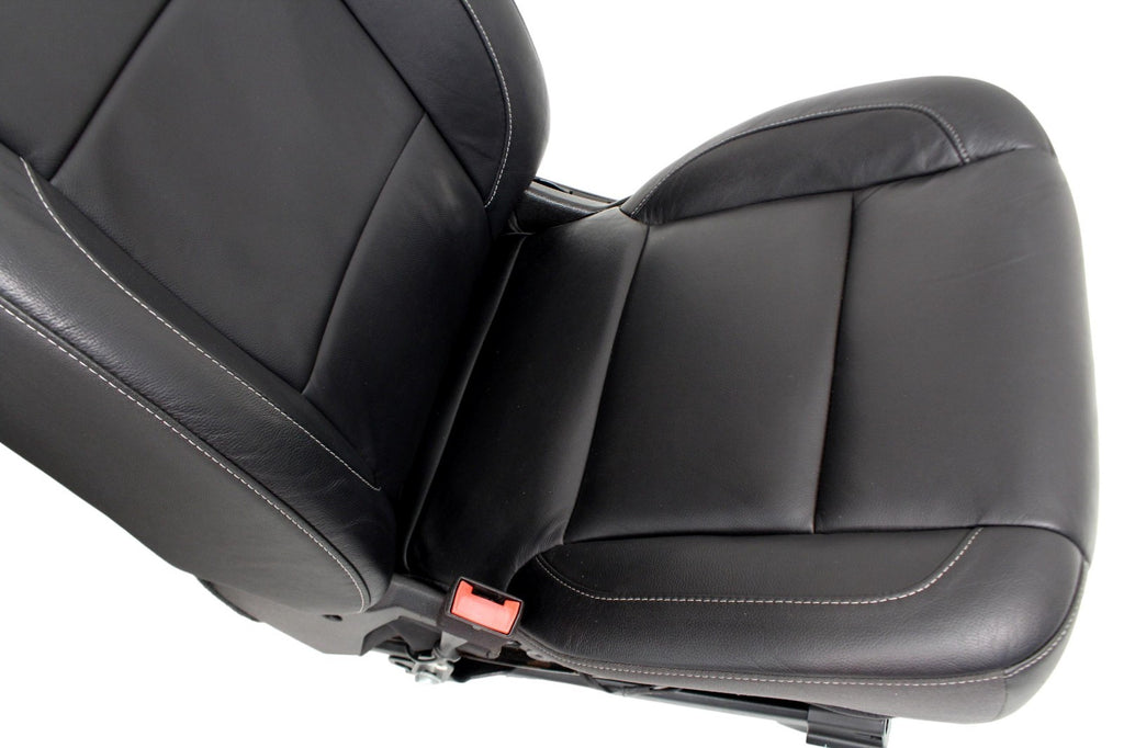 2014 - 2019 GM Sierra Silverado LTZ Front Seats, Black Leather, Powered Heated