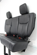 07-18 Jeep Wrangler Unlimited JKU Front & Rear Seats, 4 Door Black Leather OEM