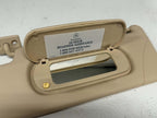 07-12 Mercedes R230 SL550 SL55 Left Driver Side Sun Visor Shade Beige OEM
