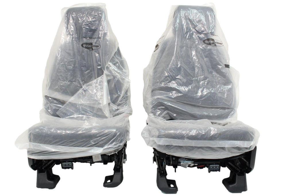 2021+ Ford F150 Super Duty Front Seats, Lariat Sport Black Leather Brown OEM
