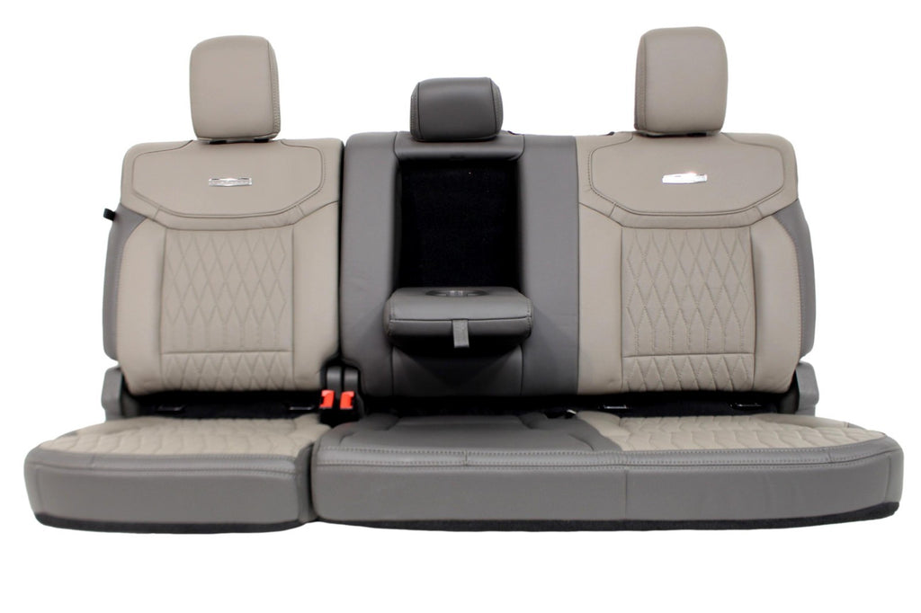2021 - 2026 F150 & Super Duty Platinum Plus Rear Seat, Smoked Truffle Leather