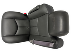1999 - 2006 Chevy Silverado SS Front Seats, New Leather Dark Pewter Power Heated