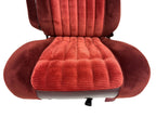 88-94 Chevy GMC Silverado Suburban C/K OBS Front Seats, Captains Chairs Red