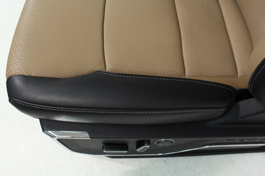 2021+ Ford F150 Super Duty Seats Set, Crew Cab Lariat Leather Baja Tan Heat Cool