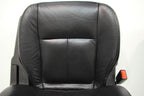 2015 - 2026 Ford Transit Front Seats, Black Leather w/ Heated Power Driver Seat