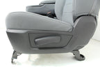 2009 - 2018 Dodge Ram 1500 2500 3500 Grey Cloth Bucket Seats Jump Seat Console