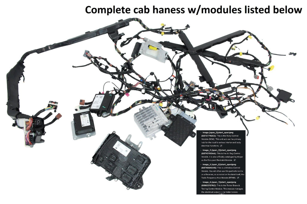 2025+ Ram 2500 + HD Rebel Complete Interior w/ Seats, Dash, Wiring, Door Panels+