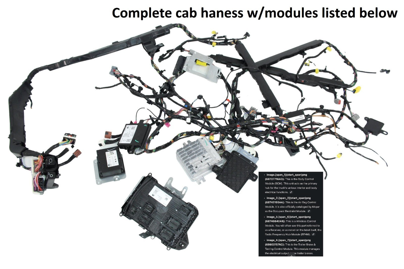 2025+ Ram 2500 + HD Rebel Complete Interior w/ Seats, Dash, Wiring, Door Panels+