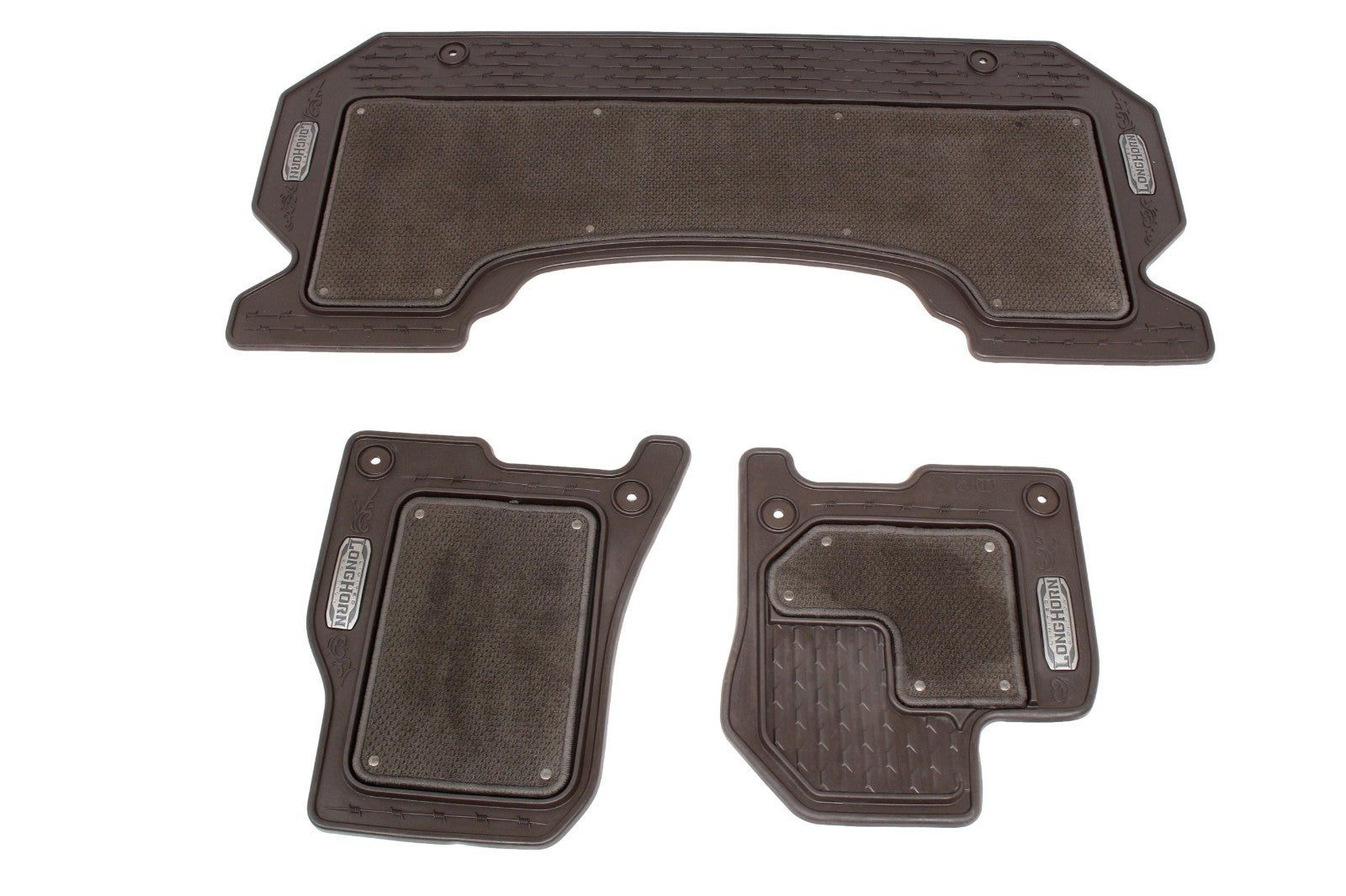 2019 - 2025 OEM Ram 1500 Longhorn Crew Cab All-Weather Floor Mats w Carpets