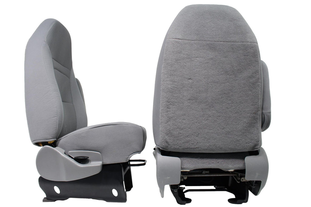 Ford Econoline SEATS E150 E250 E350 front POWERED RV Buckets with LUMBAR GRAY