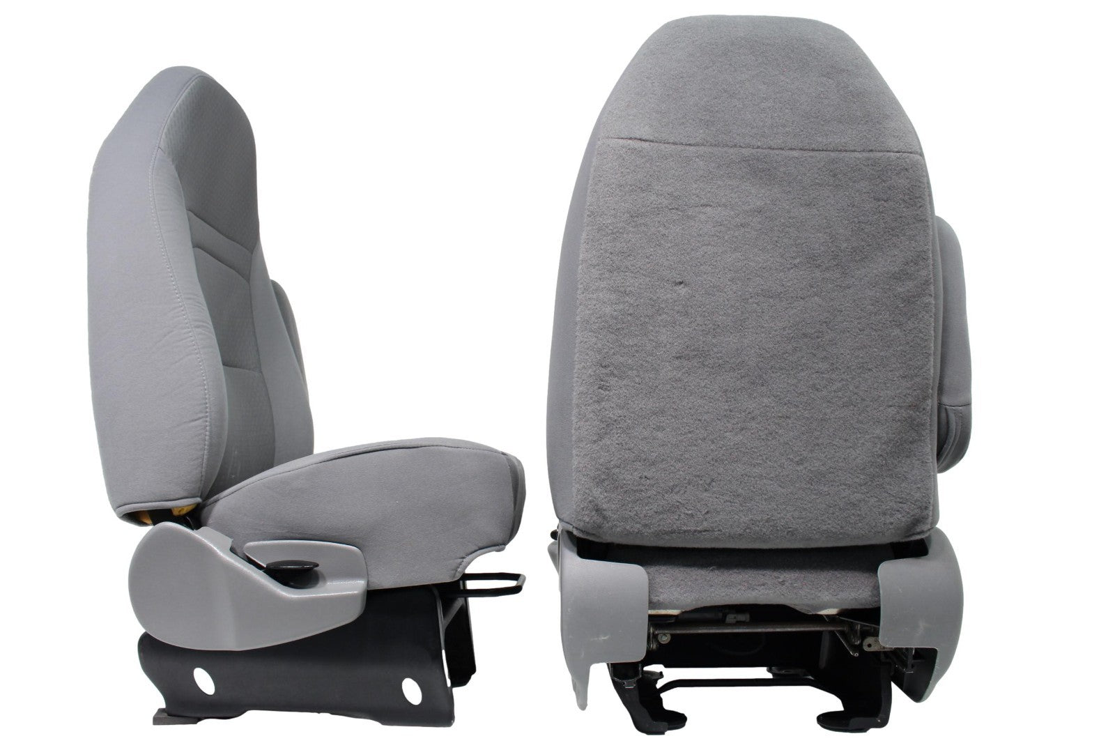Ford Econoline SEATS E150 E250 E350 front POWERED RV Buckets with LUMBAR GRAY