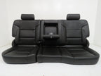 2014 - 2019 GM Sierra Silverado LTZ Seats, Front Rear Black Leather, Heat & Cool