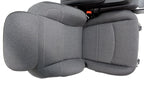 2002 - 2025 Dodge Ram Black & Gray Cloth Front Seats with Jump Seat Console