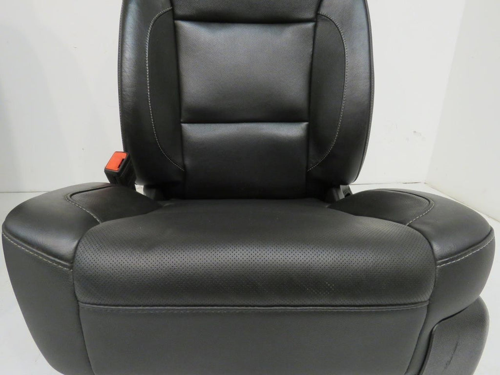 2014 - 2019 GM Sierra Silverado LTZ Seats, Front Rear Black Leather, Heat & Cool