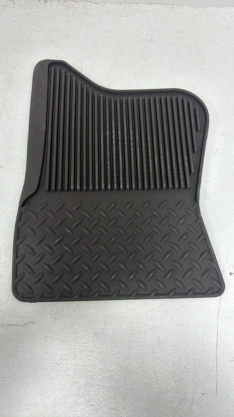 2014 - 2018 Sierra Silverado OEM Floor Mat Set, Black Rubber Slush Extended Cab