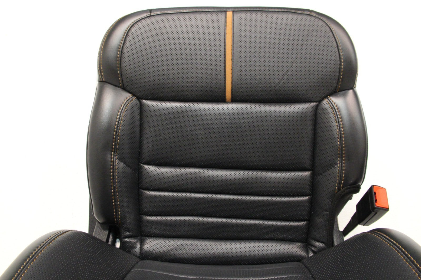 2023 + Ford Super Duty Platinum Front Seats, Black Leather Max Recline Massaging