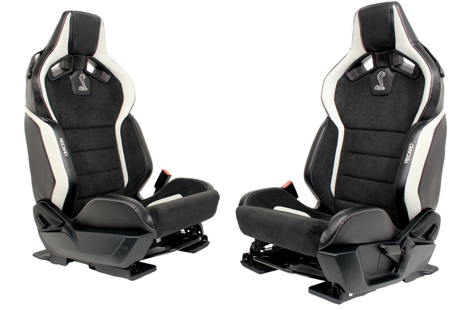 2015 - 2025 Mustang Shelby GT500 Recaro Front Seats Suede S550 S650 OEM Leather