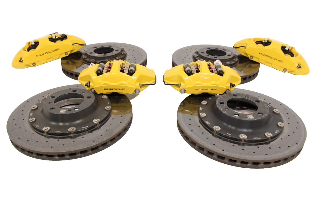 2020-2026 Porsche 911 GT3 RS 992 PCCB Ceramic Brake Disc & Yellow Caliper Set