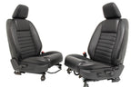 2005 - 2009 Ford Mustang Front Seats, GT Black Leather w/ Power Driver OEM