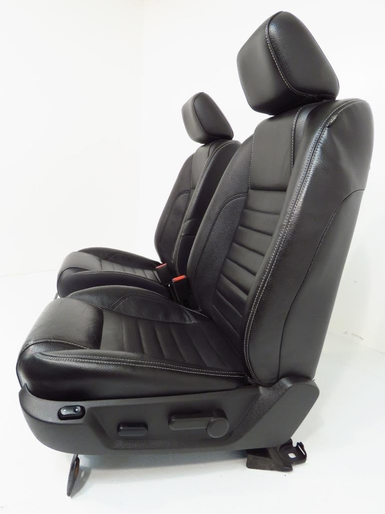 2005 - 2014 Ford Mustang Front Seats, GT Black Leather w/ Power Driver OEM