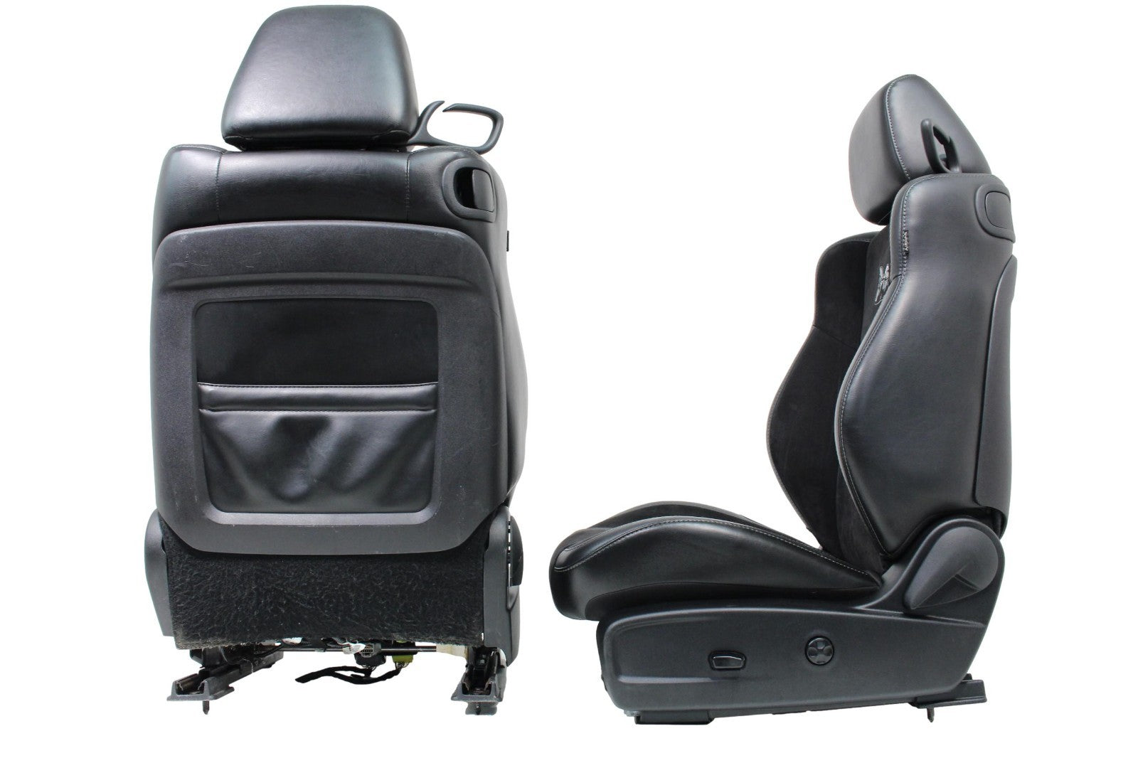 2008 - 2023 Dodge Challenger Seats, Black Leather w/ Alcantara Suede, Scat Pack
