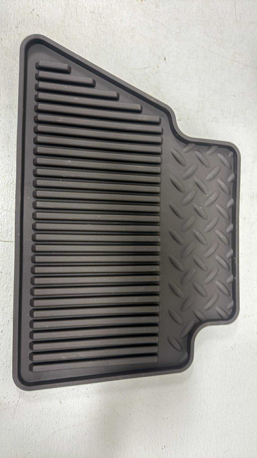 2014 - 2018 Sierra Silverado OEM Floor Mat Set, Black Rubber Slush Extended Cab