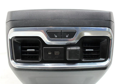 2019 - 2023 Chevrolet Silverado & GMC Sierra Black Center Console w/Leather Lid