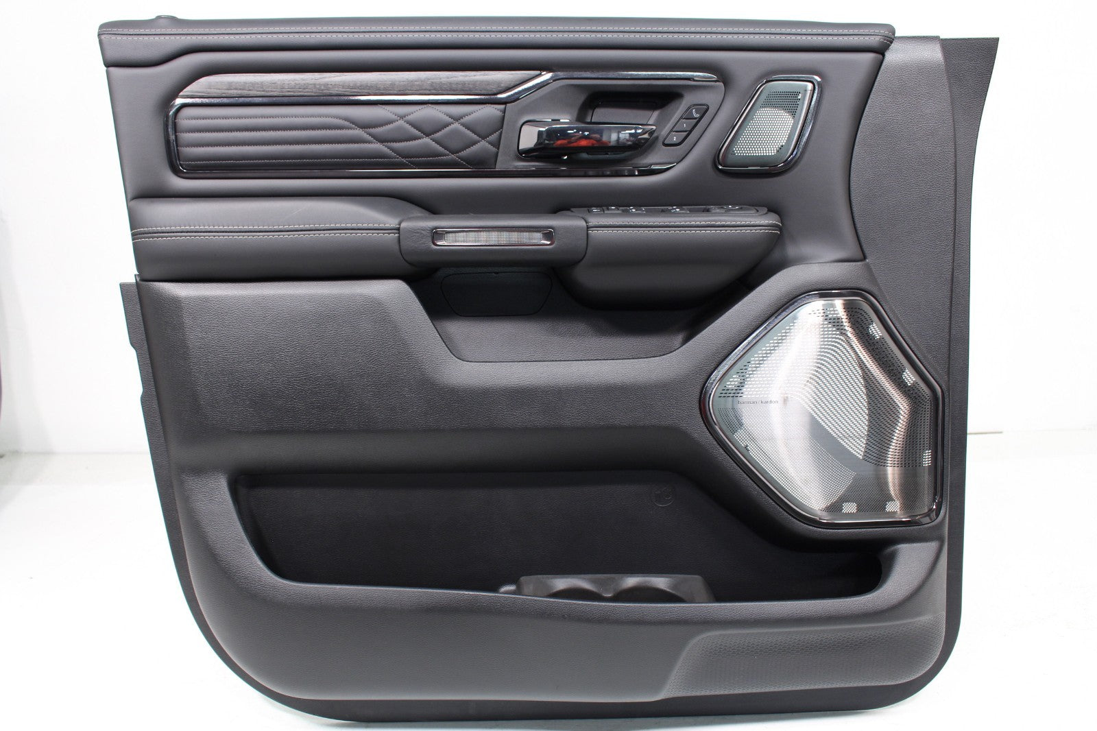 2019-2026 Ram 1500 Interior Seats Console Panels, Limited Quilted Black Leather