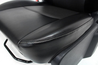 2015 - 12021 Ford Transit 150 250 350 Van Vinyl Front Bucket Seats Black Armrest