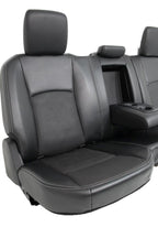2009 - 2018 Ram Seats Set, Laramie Crew Black Leather w/ Heating & Ventilation