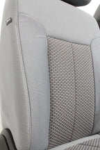 1999 - 2016 Ford Super Duty Front Seats, XL Steel Gray Cloth Manual w/ Jumpseat