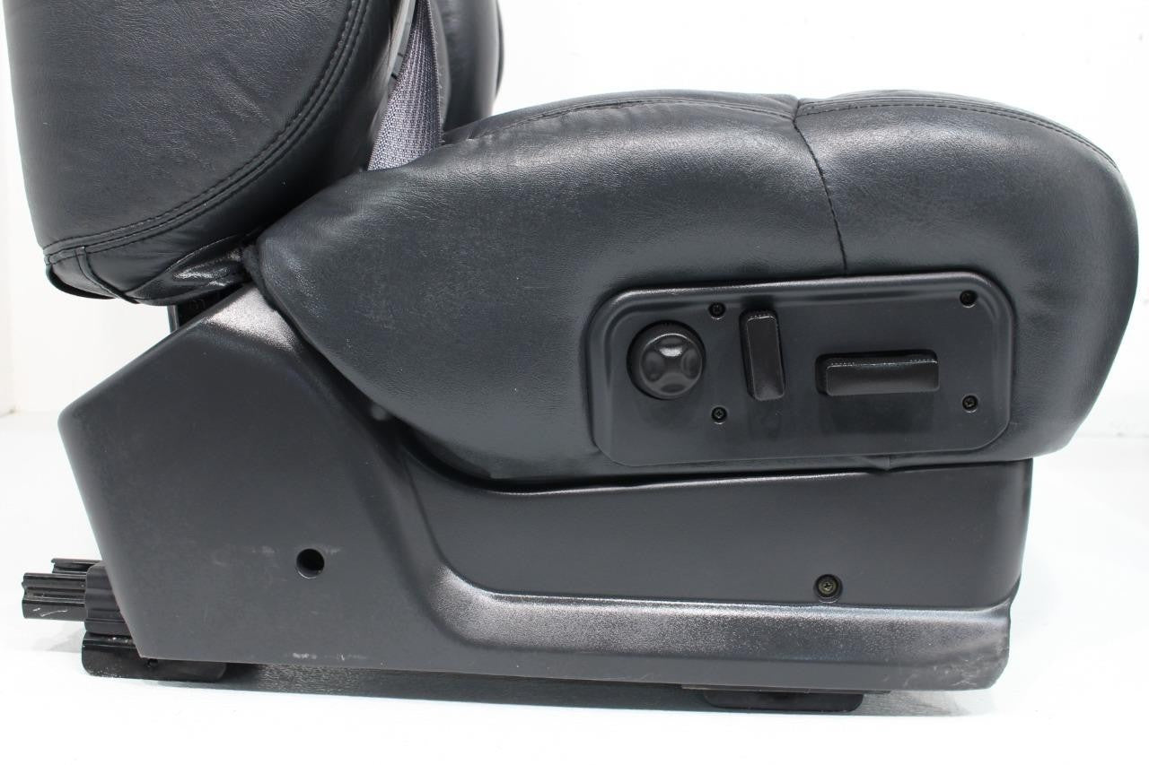 1999 - 2002 GMC Sierra Chevy Silverado Seats, Graphite Off-Black Leather, Power