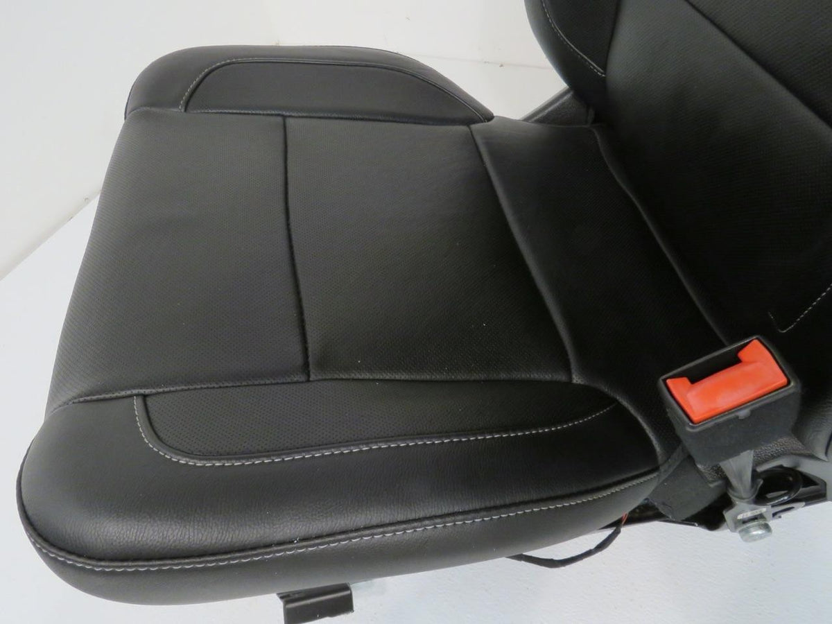 2014-2019 Sierra Chevy Silverado Front Seats, LTZ Black Leather, Heated Cooled