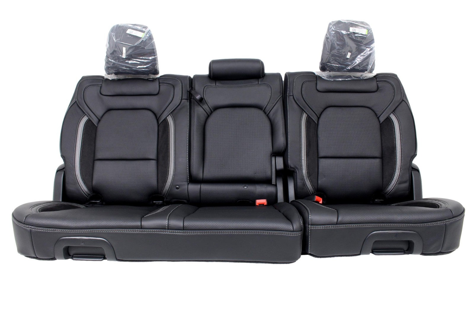 2019 - 2025 Ram 1500 Seats, Crew Cab Set, RHO Black Leather, Heated Cool Massage