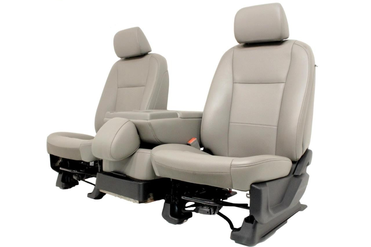 2015 - 2022 Ford F150 & Super Duty Front Seats, Regular Cab XL Earth Gray Vinyl