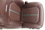 2015 - 2022 Ford F150 Super Duty Platinum Seats Set, Brunello Leather Heat Cool