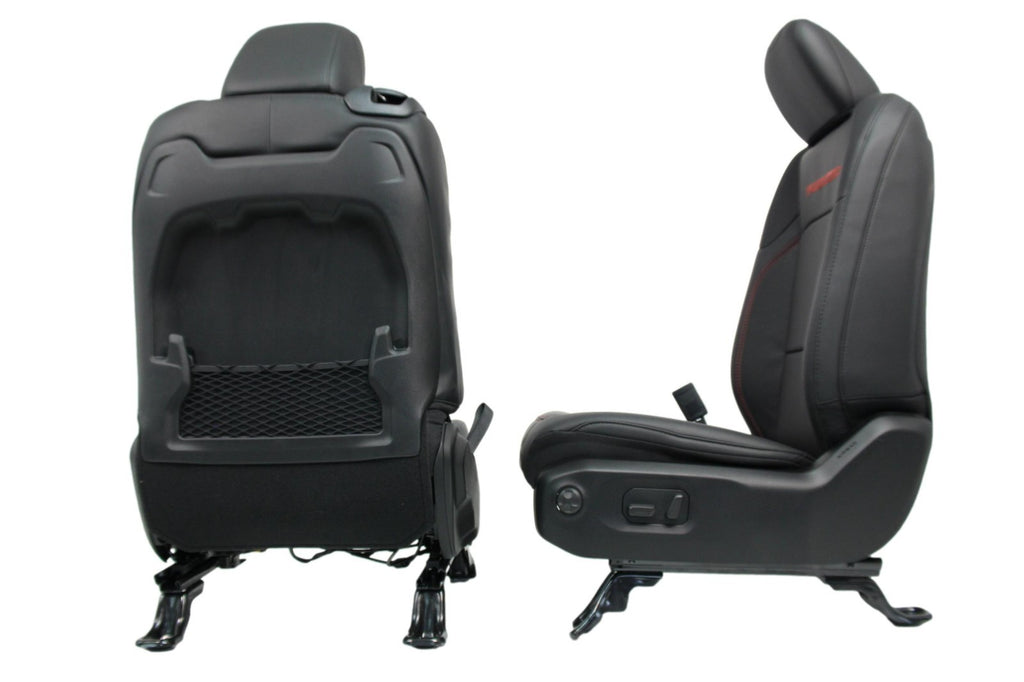 2018-2026 Jeep Wrangler 2dr JL Front & Rear Seats, Rubicon Heated Black Leather