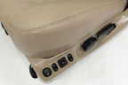 1999 - 2007 Ford Super Duty Crew Seats Set, Power Heat Bucket Tan Leather Lariat